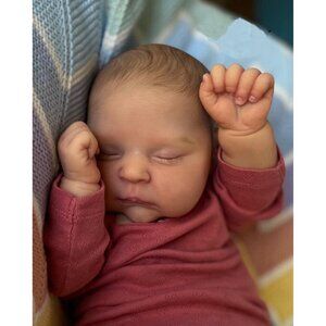 🆕 20-Inch Soft Cloth Body Realistic Reborn Baby Boys Doll